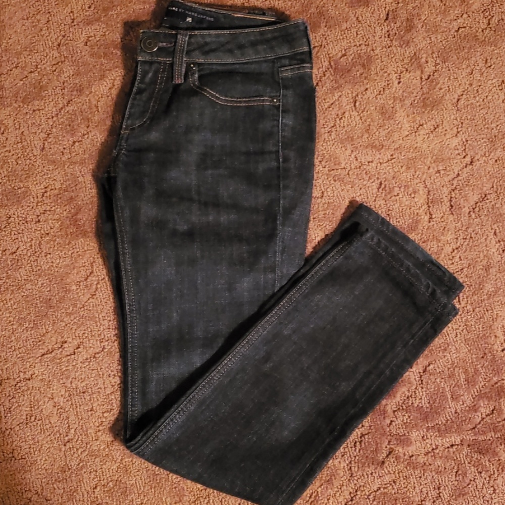 Marc Jacobs Dark Blue Straight Leg Jeans